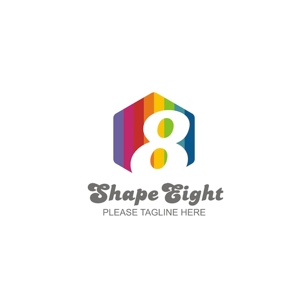 Vector shape eight logotipo