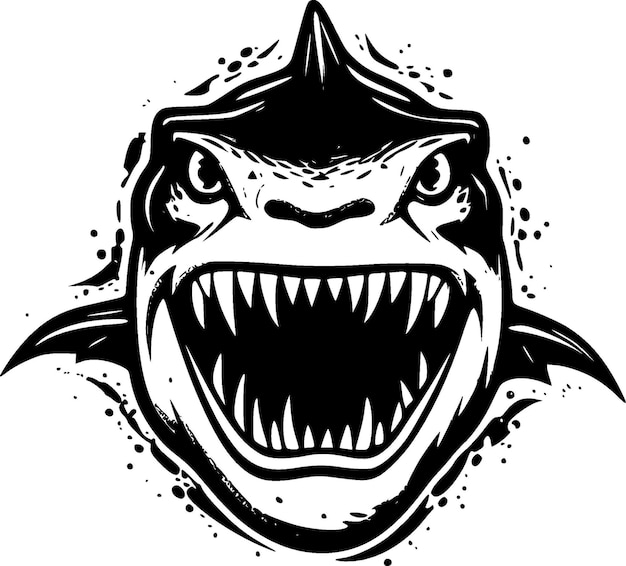 Shark Logo Vector de alta calidad Ilustración vectorial ideal para gráficos de camisetas