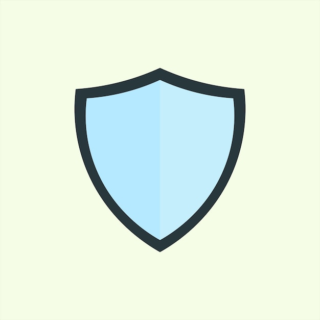 Shield icon icon related to design elements suitable for web site app user interfaceselement printable etc flat icon style simple vector design editable