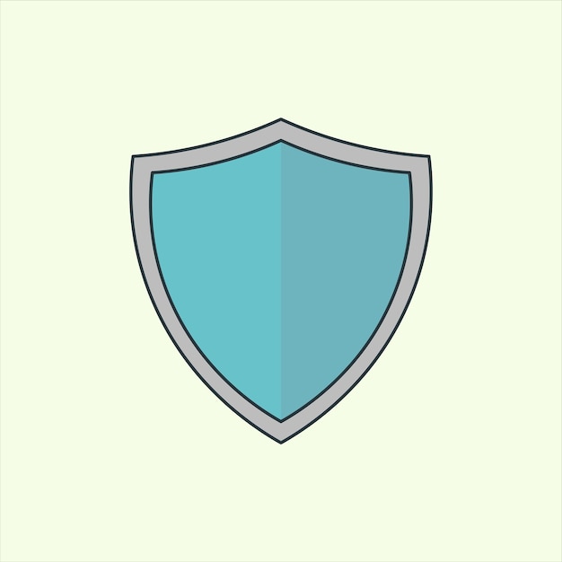 Shield icon icon related to design elements suitable for web site app user interfaceselement printable etc flat icon style simple vector design editable