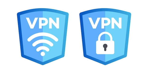 Shield vpn wifi y vpn lock icon sign