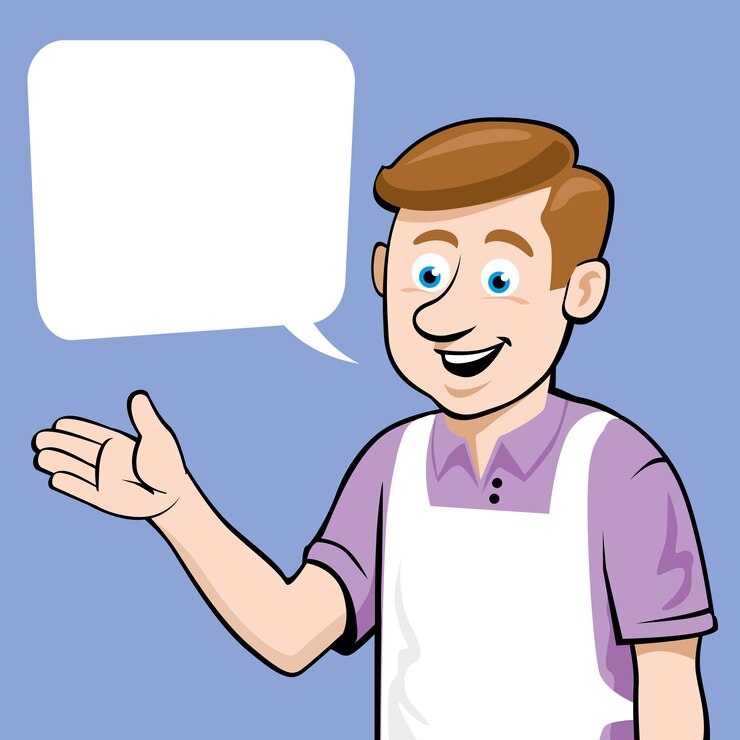 Shopkeeper Vector Design Illustration