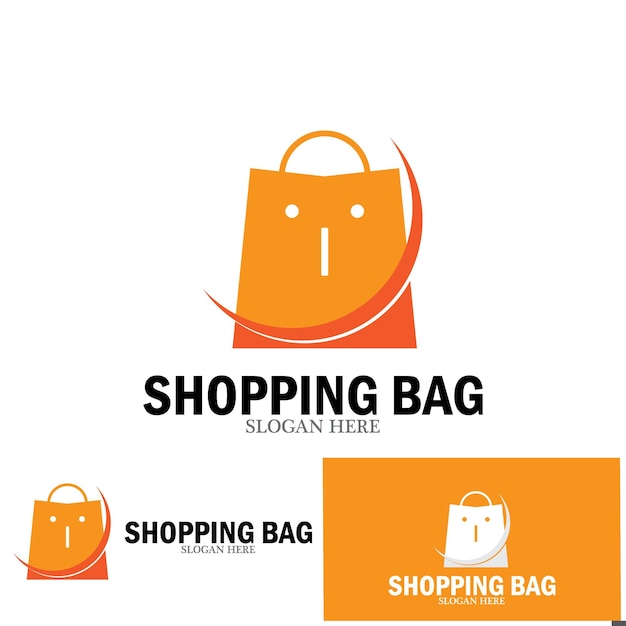 Shopping Bag Check Logo Concepto signo icono símbolo vector ilustración plantilla diseño