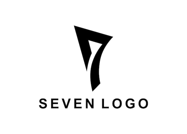 Siete diseños de logotipo ilustración vectorial