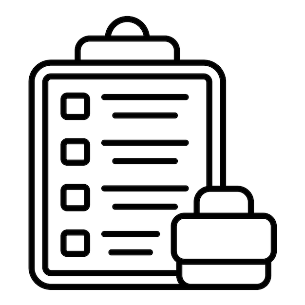 Siga la ilustración de la línea de entrevista