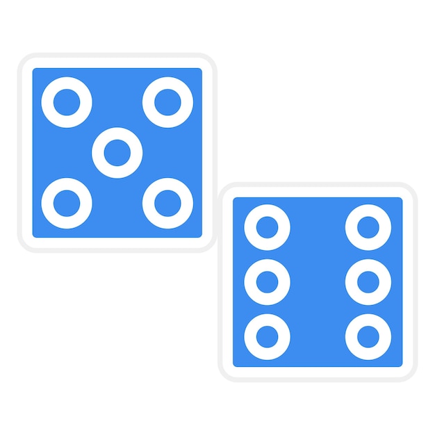 un signo azul y blanco con los círculos de números en él