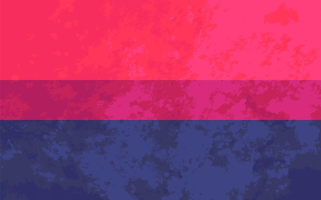 Signo bisexual, bandera del orgullo bisexual con textura