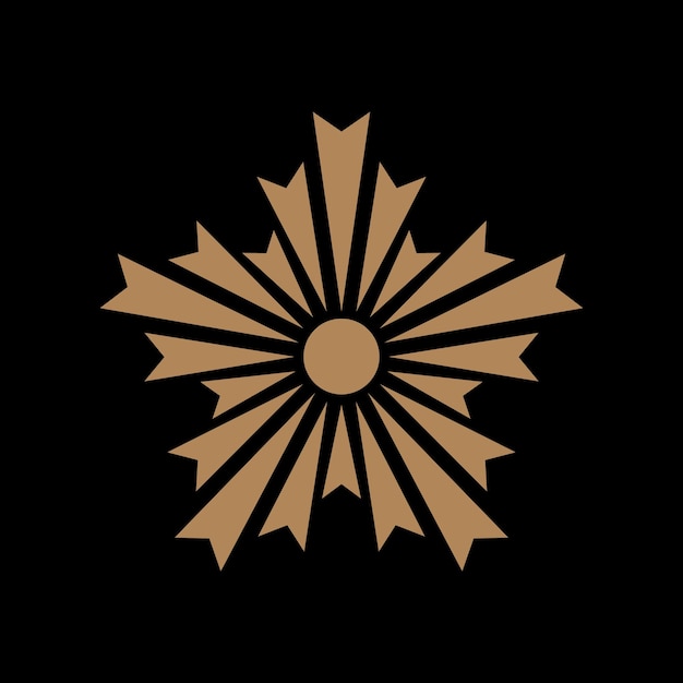 Signo del capítulo de asahi dorado signo del escudo de la policía de japón