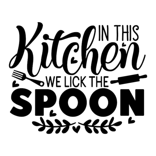 Vector signo de cocina diseño svg