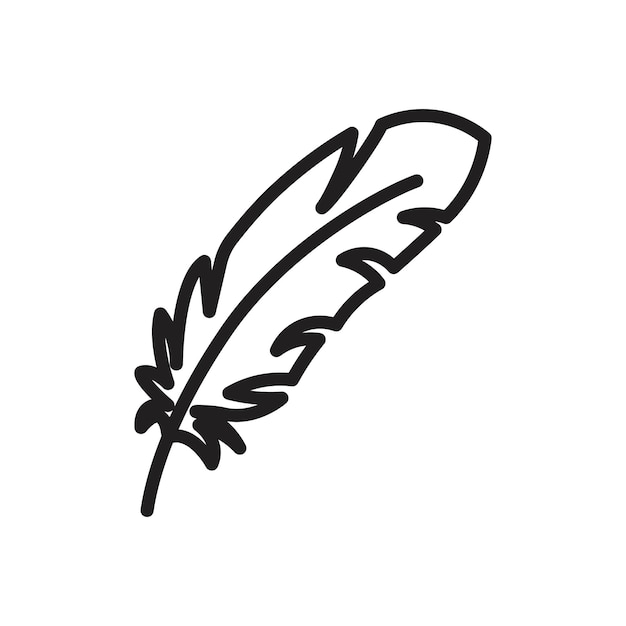 El signo de configuración del contorno del icono de la pluma