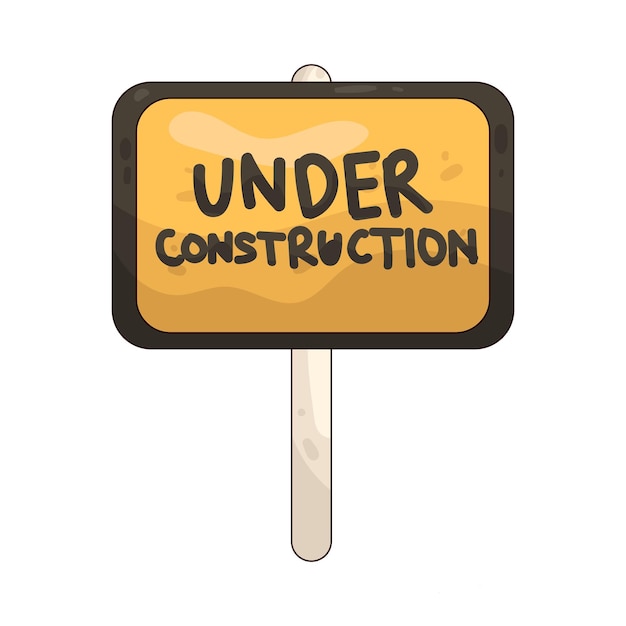 Signo en construcción