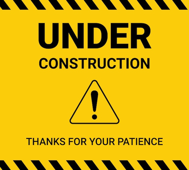 Signo en construcción