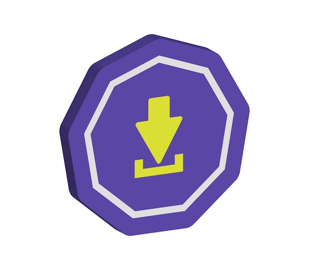Signo de descarga tridimensional