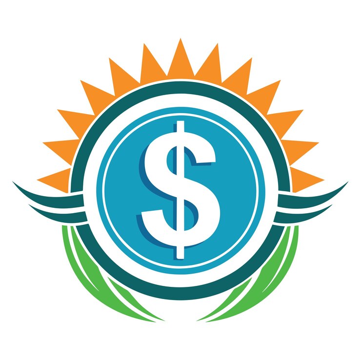 Vector el signo del dinero doller logo sig