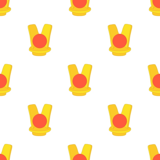Signo dorado de la diosa egipcia Isis patrón textura de fondo sin costuras repetición papel tapiz vector geométrico