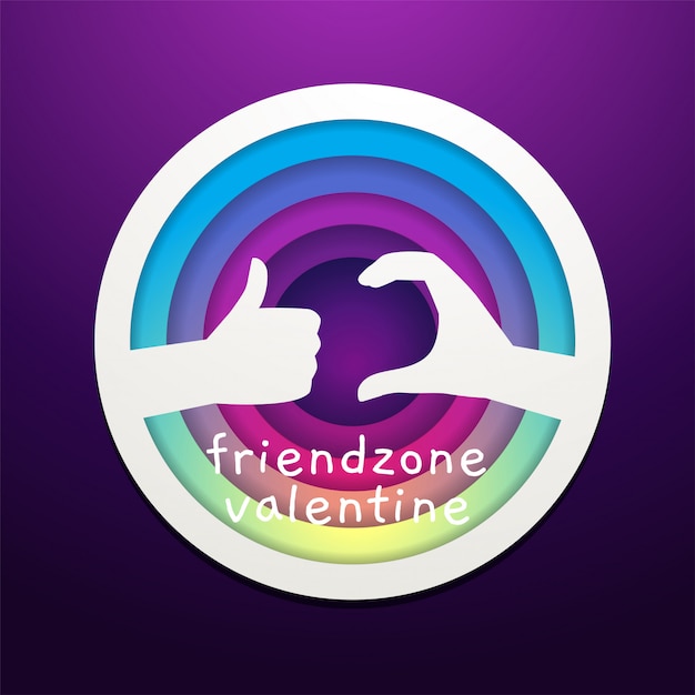 Un signo de friend zone a partir de un gesto de mano.