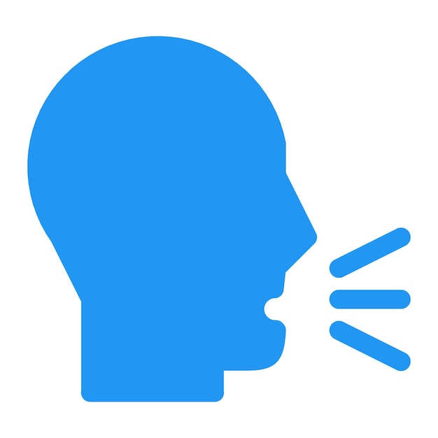 El signo del icono de habla es el signo del ícono de voz.