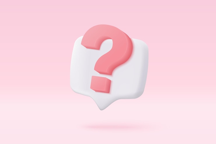 Vector signo de icono de signo de interrogación 3d o pregunta preguntas frecuentes e información de solución de respuesta de control de calidad tiene un signo de respuesta de pregunta o problema con el concepto de estilo mínimo de dibujos animados ilustración de representación vectorial de icono 3d