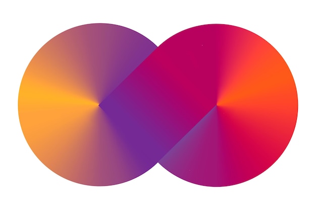 Signo de infinito símbolo abstracto Vector forma logotipo de infinito