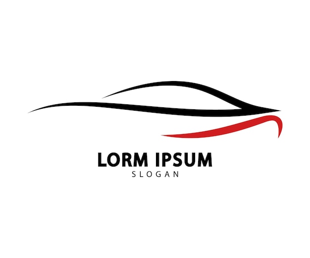 Signo de logotipo de automóvil abstracto Símbolo de la empresa de automóviles Tienda de automóviles
