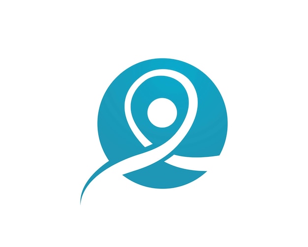 Signo del logotipo del carácter humano Signo del logotipo de la atención médica