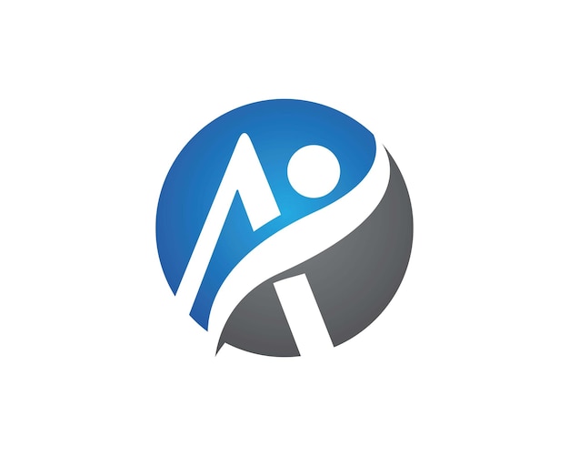 Signo del logotipo del carácter humano Signo del logotipo de la atención médica