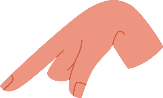 Signo de mano Alfabeto Q Letra