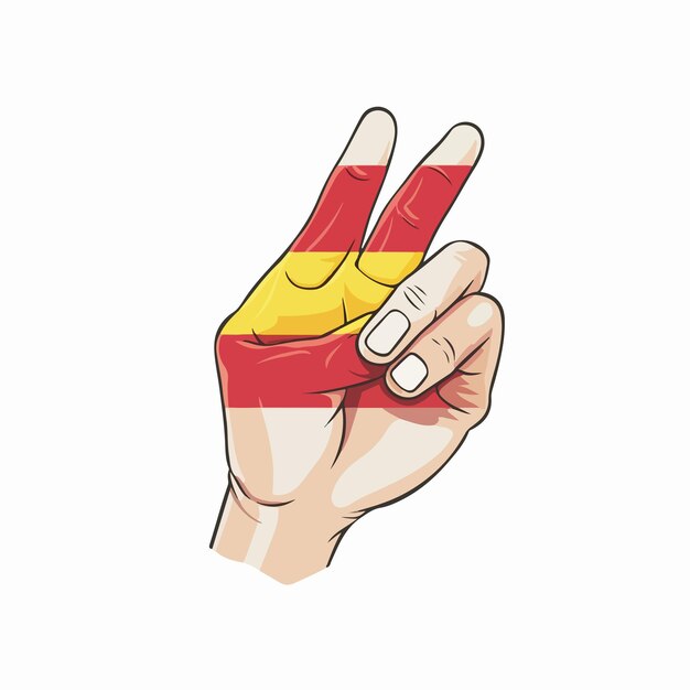 El signo de la mano internacional LIKE en Osetia del Sur Fondo del automóvil