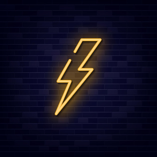 Signo de neón vector Signo de neón símbolo de luz banner de luz arte de luz