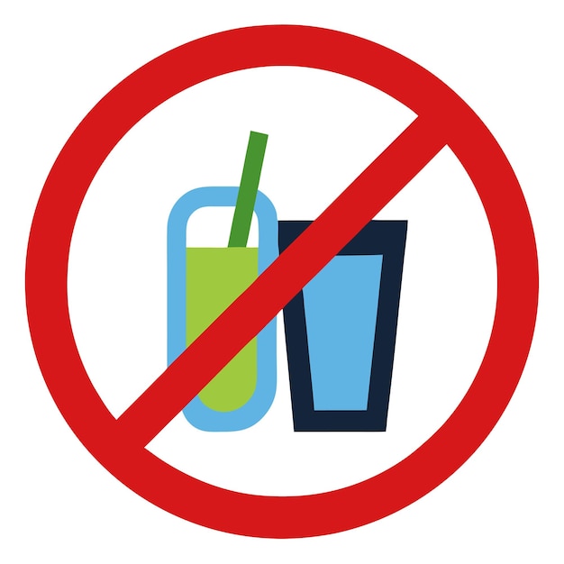 Signo de no fumar Vector de no fumar Área de símbolo Fumar Prohibido Ilustración