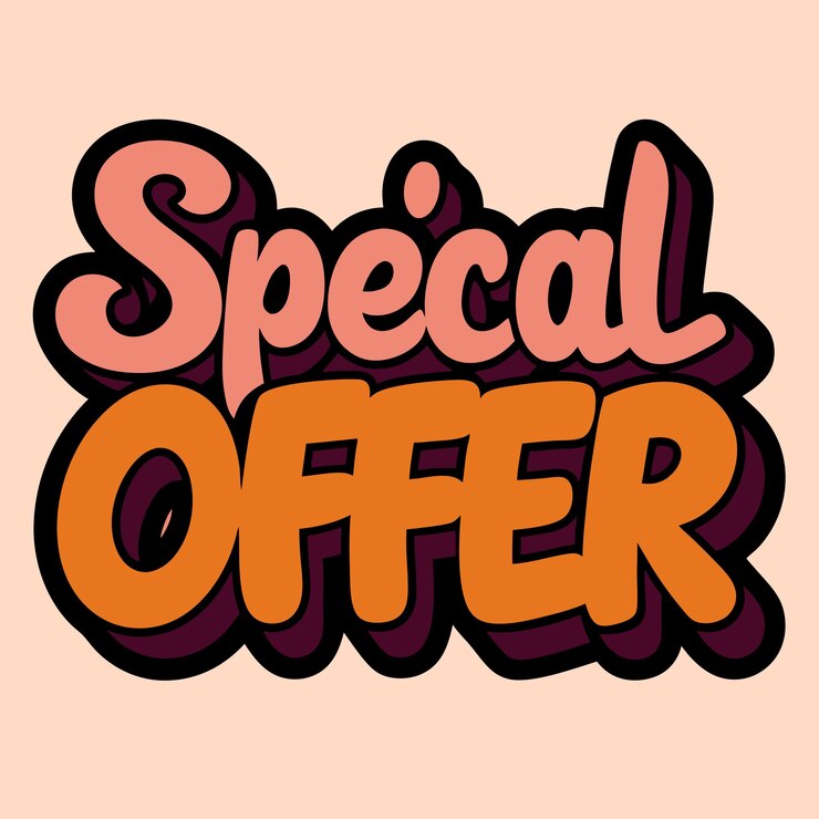 Vector signo de oferta especial de venta para publicidad símbolo de descuentos