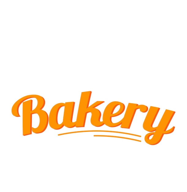 Signo de panadería aislado en la ilustración de vector de icono blanco Símbolo del logotipo en el objeto gráfico de fondo para el concepto de cafetería de desayuno vintage