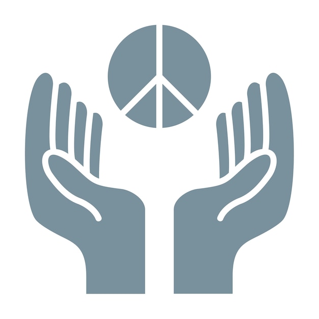 un signo de paz con paz y signos de paz
