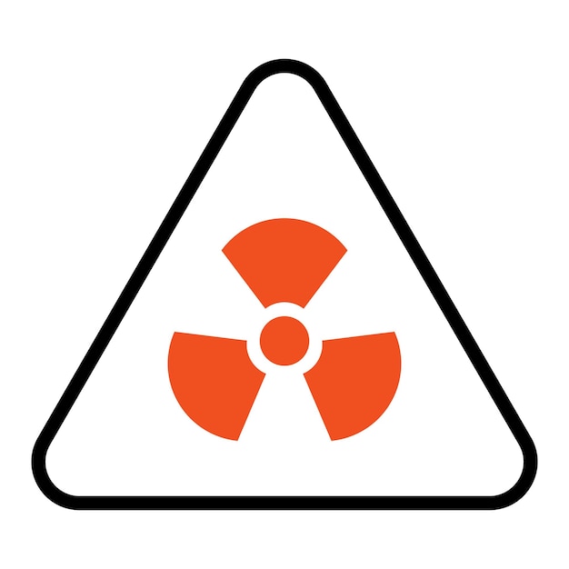 Signo de peligro Símbolo de advertencia Icono de peligro atómico Icono de radiación nuclear Iconos tóxicos