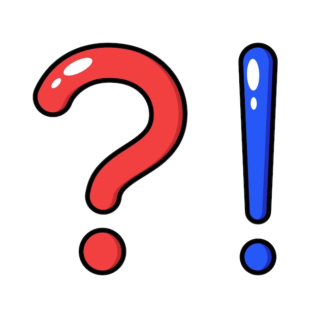 El signo de pregunta y el signo de exclamación