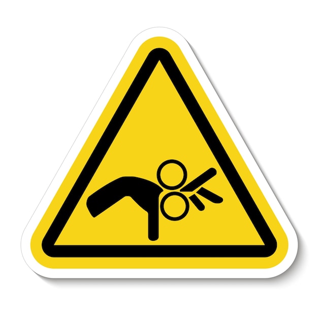 Signo de rollo de cuidado aislado en fondo blanco Ilustración vectorial EPS10