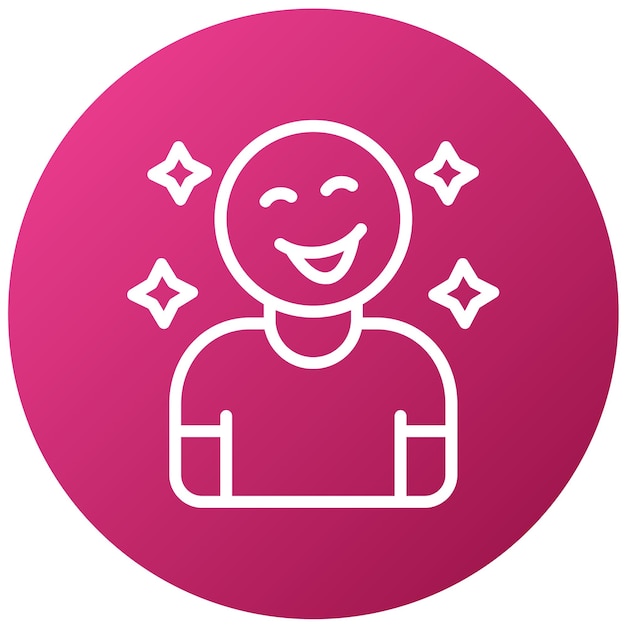 un signo rosa y rosa con un círculo rosa con un fondo rosa con estrellas