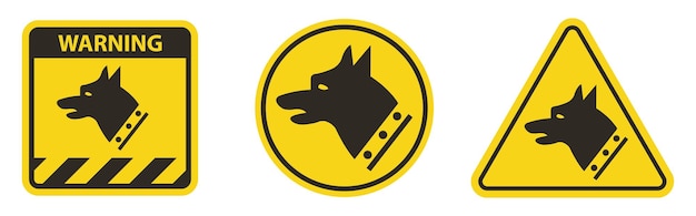 El signo del símbolo del perro de calibre aislado en fondo blanco Ilustración vectorial EPS10