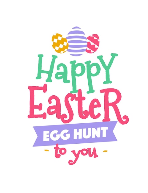 Signo vectorial de Pascua para tarjetas de felicitación plantillas de texto etiquetas insignias decoración venta banner poster de fiesta promoción decoración de etiquetas Vector 10 eps