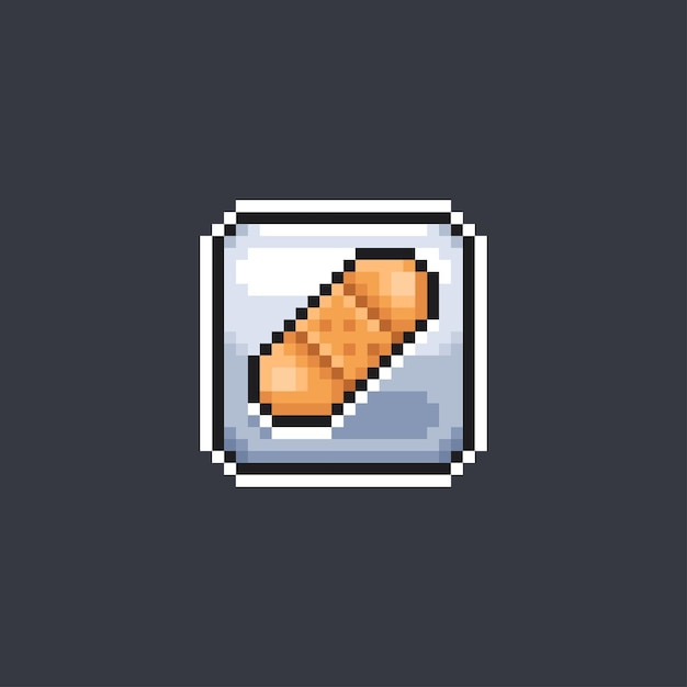 signo de vendaje en estilo pixel art
