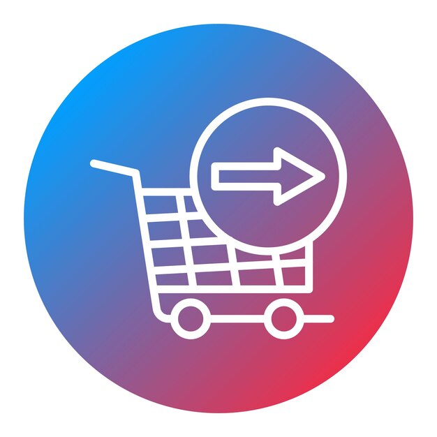 Sigue comprando imagen vectorial de icono Se puede utilizar para el comercio electrónico de juegos