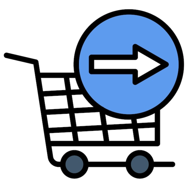 Sigue comprando imagen vectorial de icono Se puede utilizar para el comercio electrónico de juegos