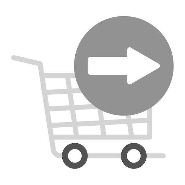 Sigue comprando imagen vectorial de icono Se puede utilizar para el comercio electrónico de juegos