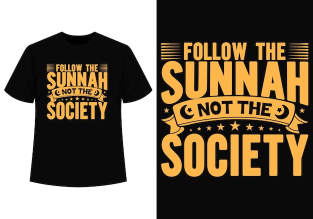 Sigue el diseño de la camiseta sunnah ramadan
