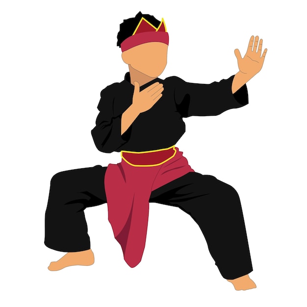 Vector el silat de pencak