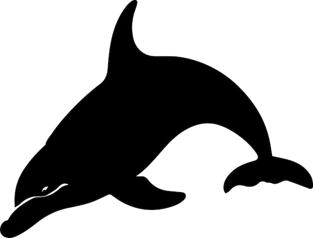 Silhueta del delfín vectorial 2