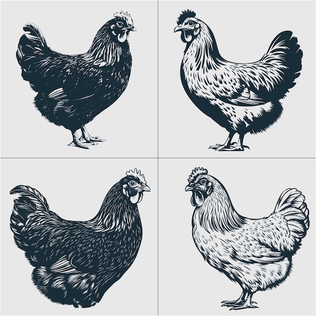 Silkie Chicken Svg Silkie Hen Svg Funny Silkie Bird Design Png Silkie Hen Lover Clipart (Diseño de pájaros de seda muy divertido)