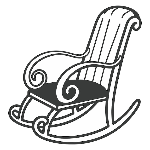 Silla de balanceo clásica