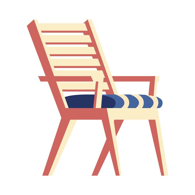 Silla de picnic de madera
