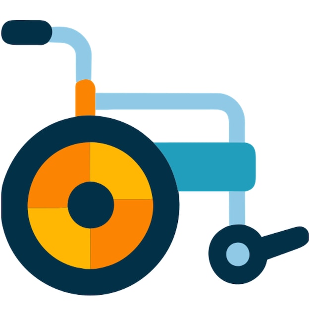 silla de ruedas para discapacitados icono icono